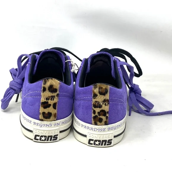Converse One Star Pro Sean Pablo Suede Low Skate Shoes Lilac Men's Size A04371C - Picture 8 of 11